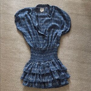 Misa Navy Floral Dress